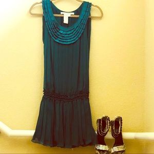 Dark Green Short chiffon dresses Max Studio Small